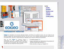 Tablet Screenshot of edigeo.it